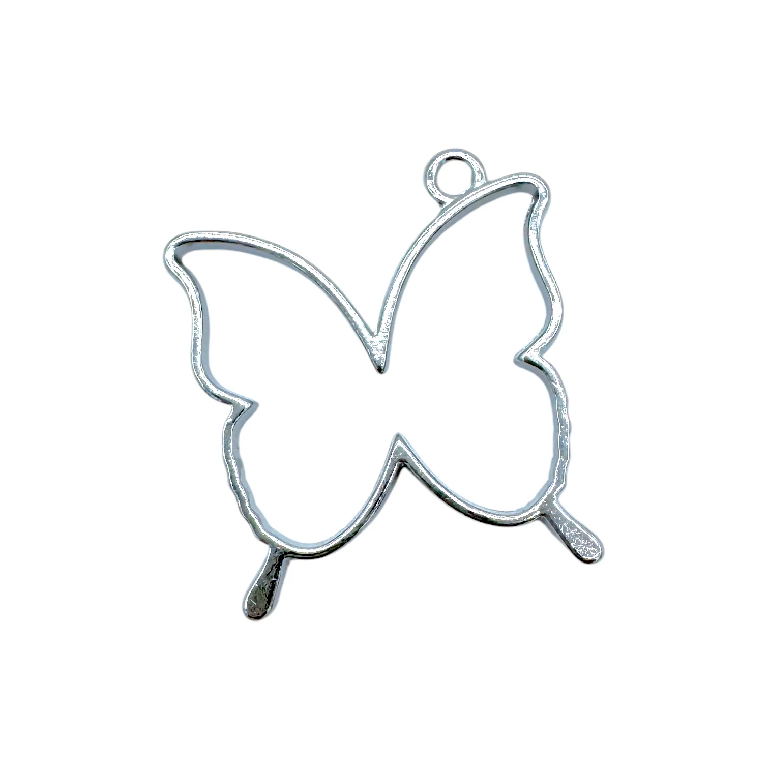 Butterfly Open Back Bezel Blanks - 10 Pcs - Image 2