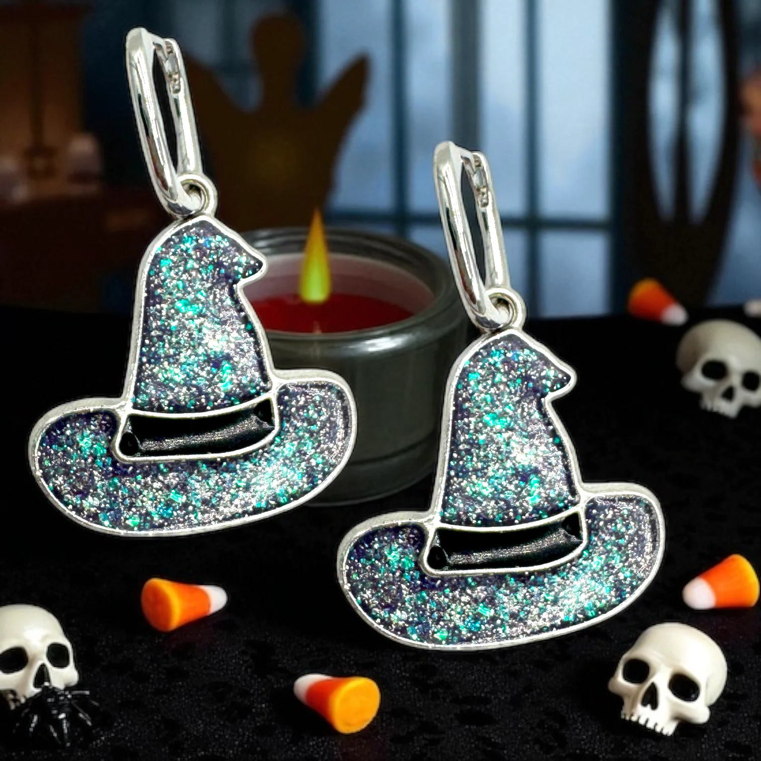 Witch Hat Open Back Bezel Blanks - 10 Pcs - Image 2