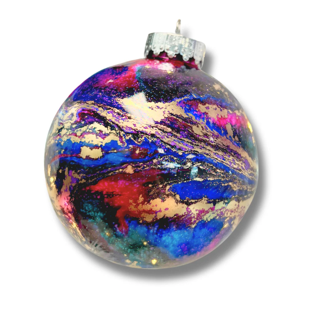 4 Pack of Plastic 4 Inch Ornament Globe Blanks - Image 5