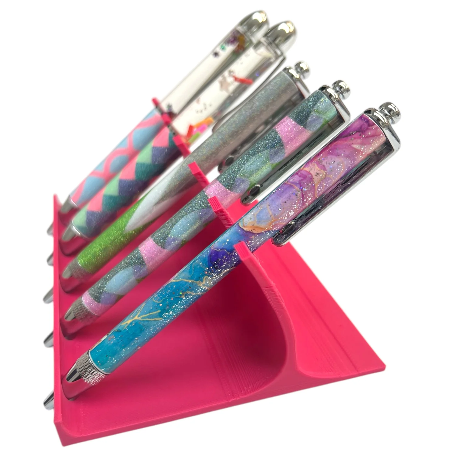 Angled 5-Pen Display Stand - Image 4