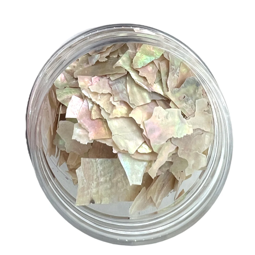 Mother of Pearl Crushed Genuine Abalone Shell Piece Inclusions - Image 7