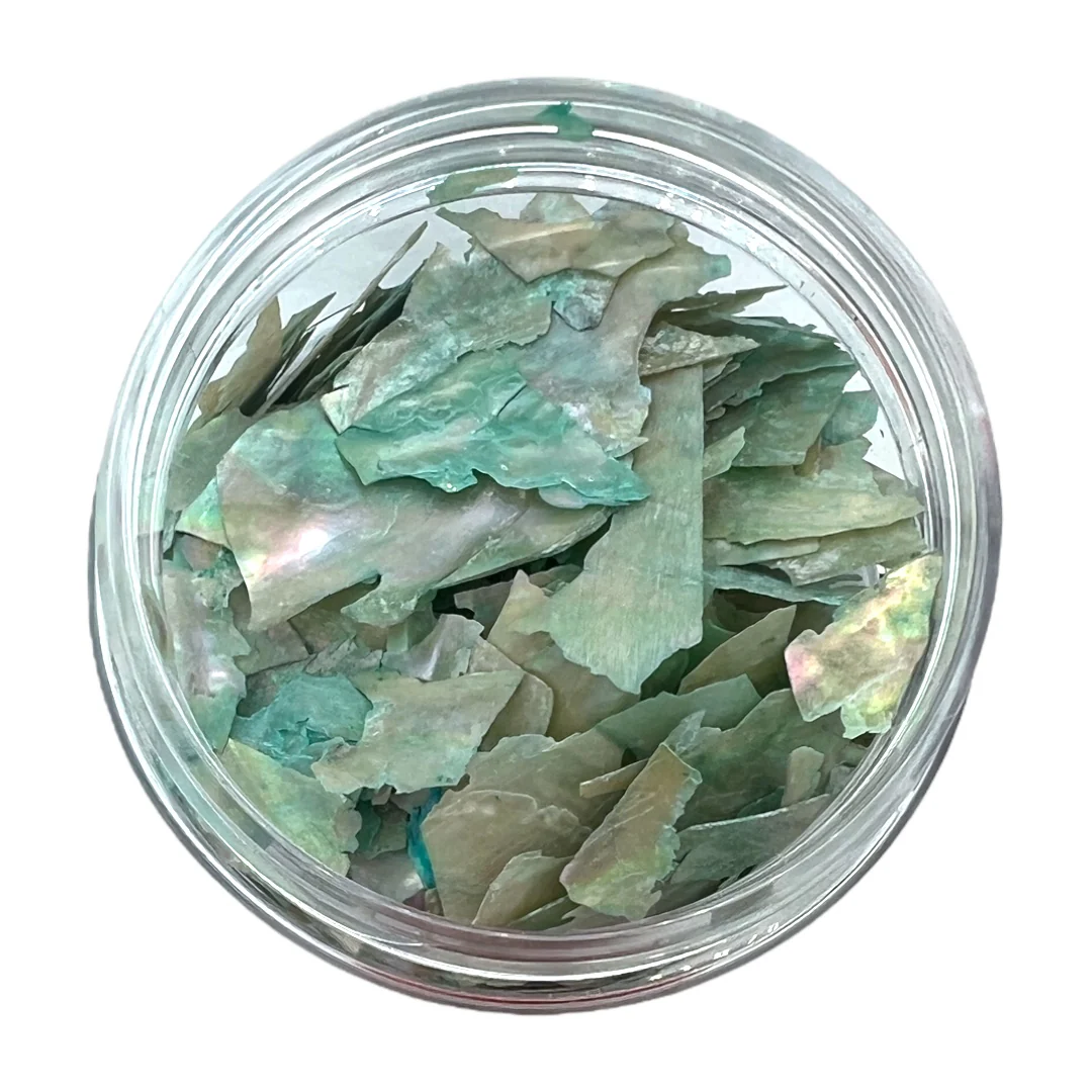 Mother of Pearl Crushed Genuine Abalone Shell Piece Inclusions - Image 8
