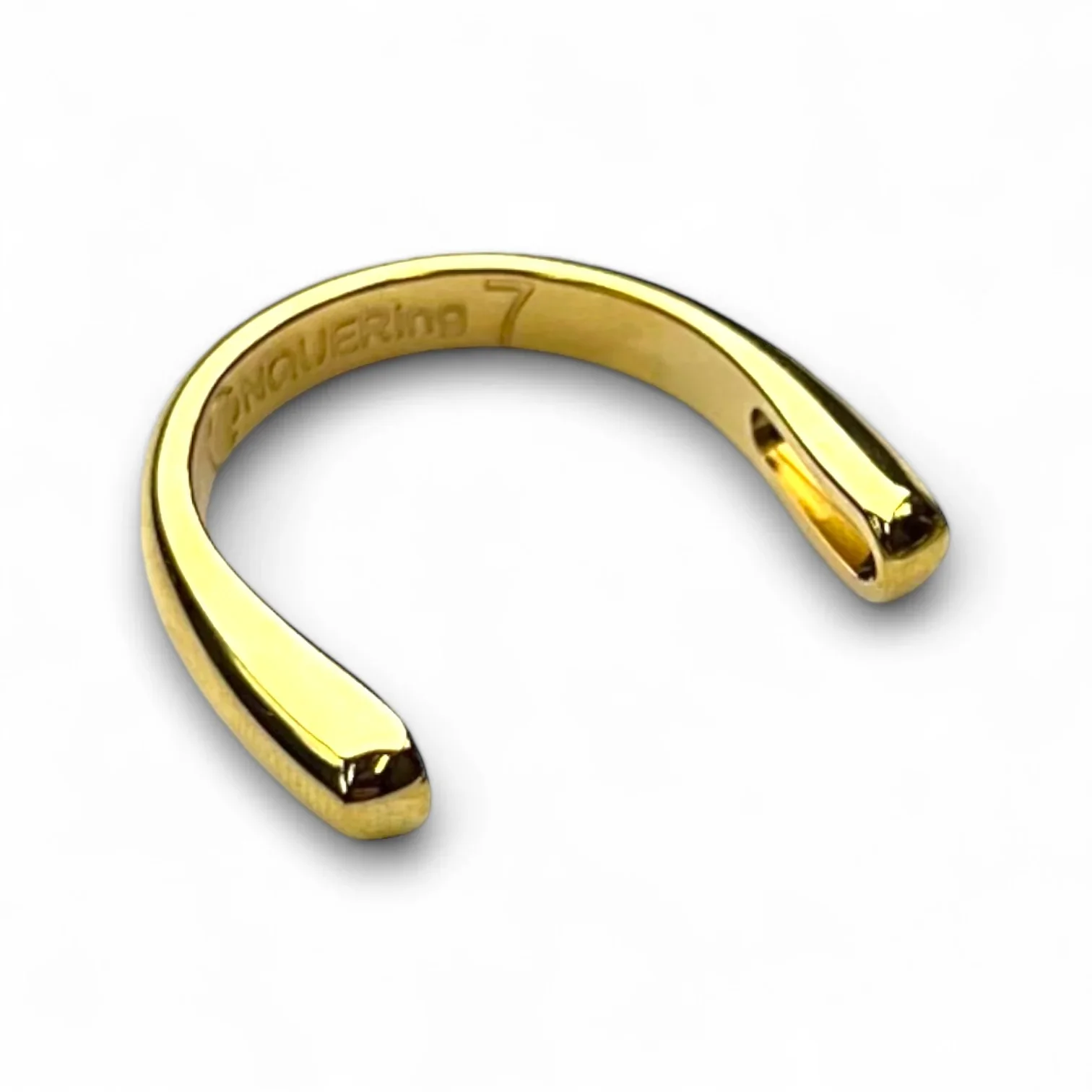 CONQUERing Willow Ring Band - Silver or Gold - Image 3