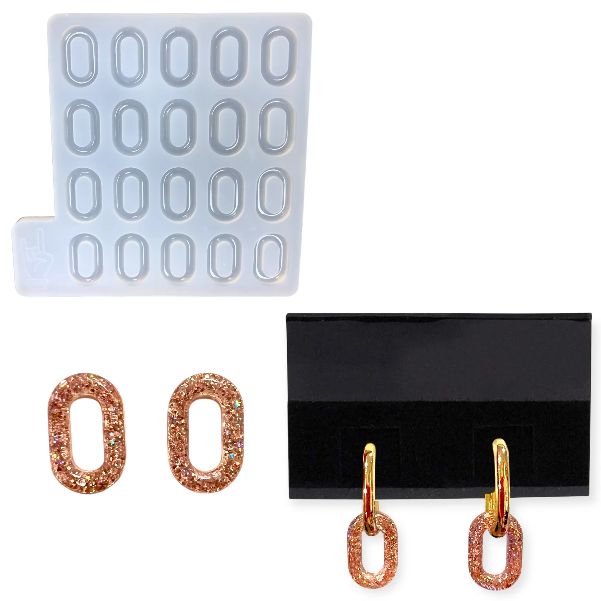 Chain Link Interchangeable Earring Mold - Image 8
