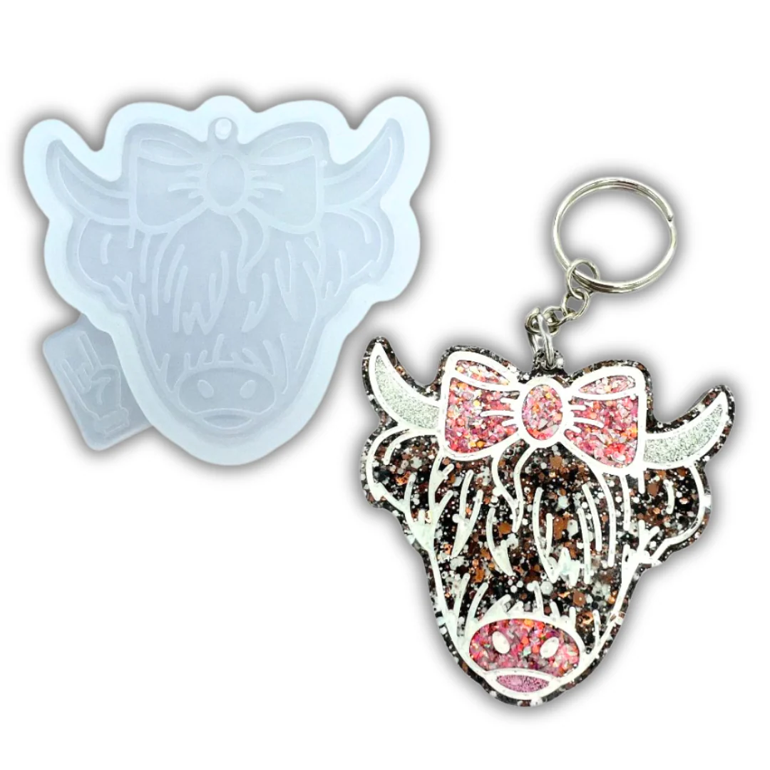 Highland Cow Mold and Polymer Clay Bundle - Image 3