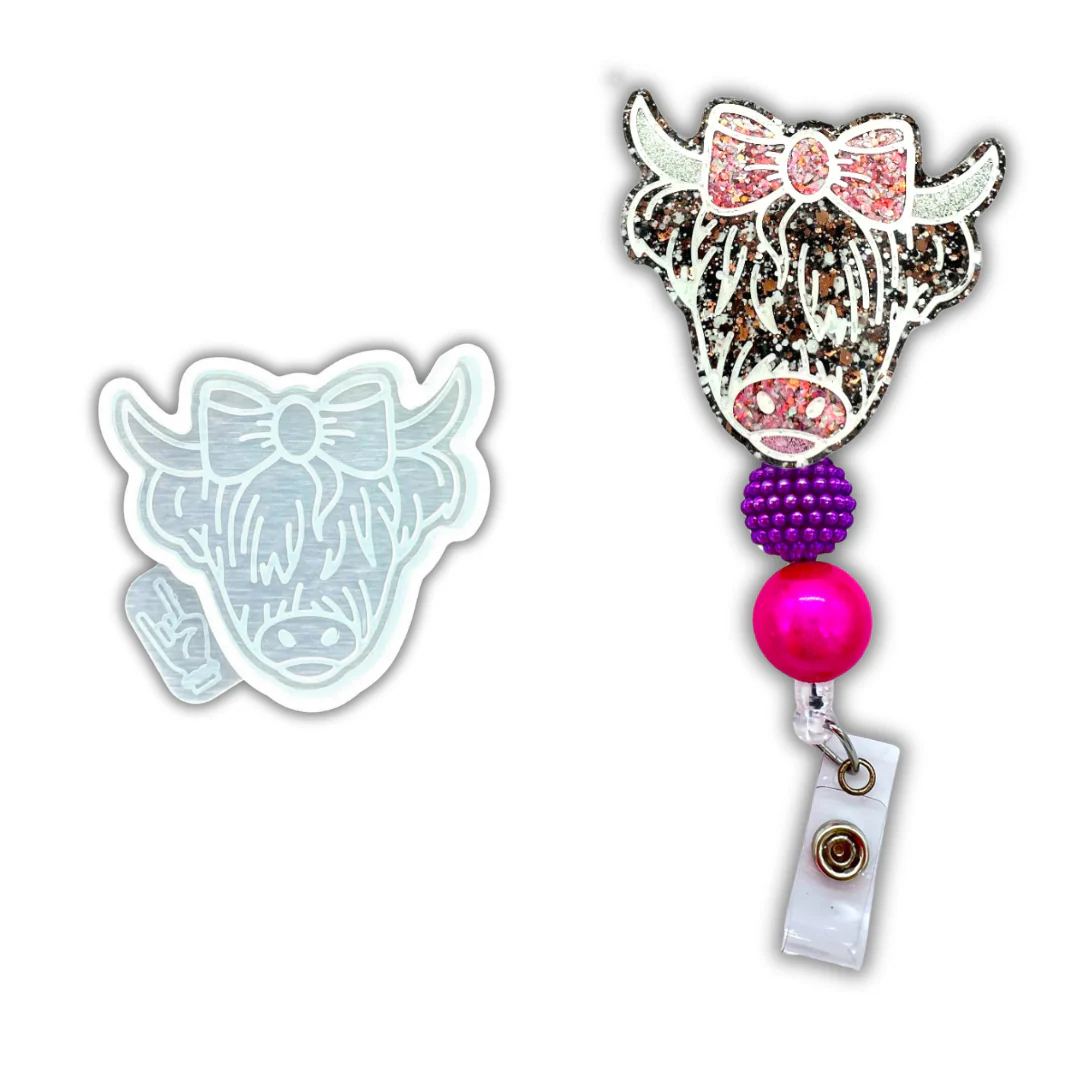 Highland Cow Mold and Polymer Clay Bundle - Image 5