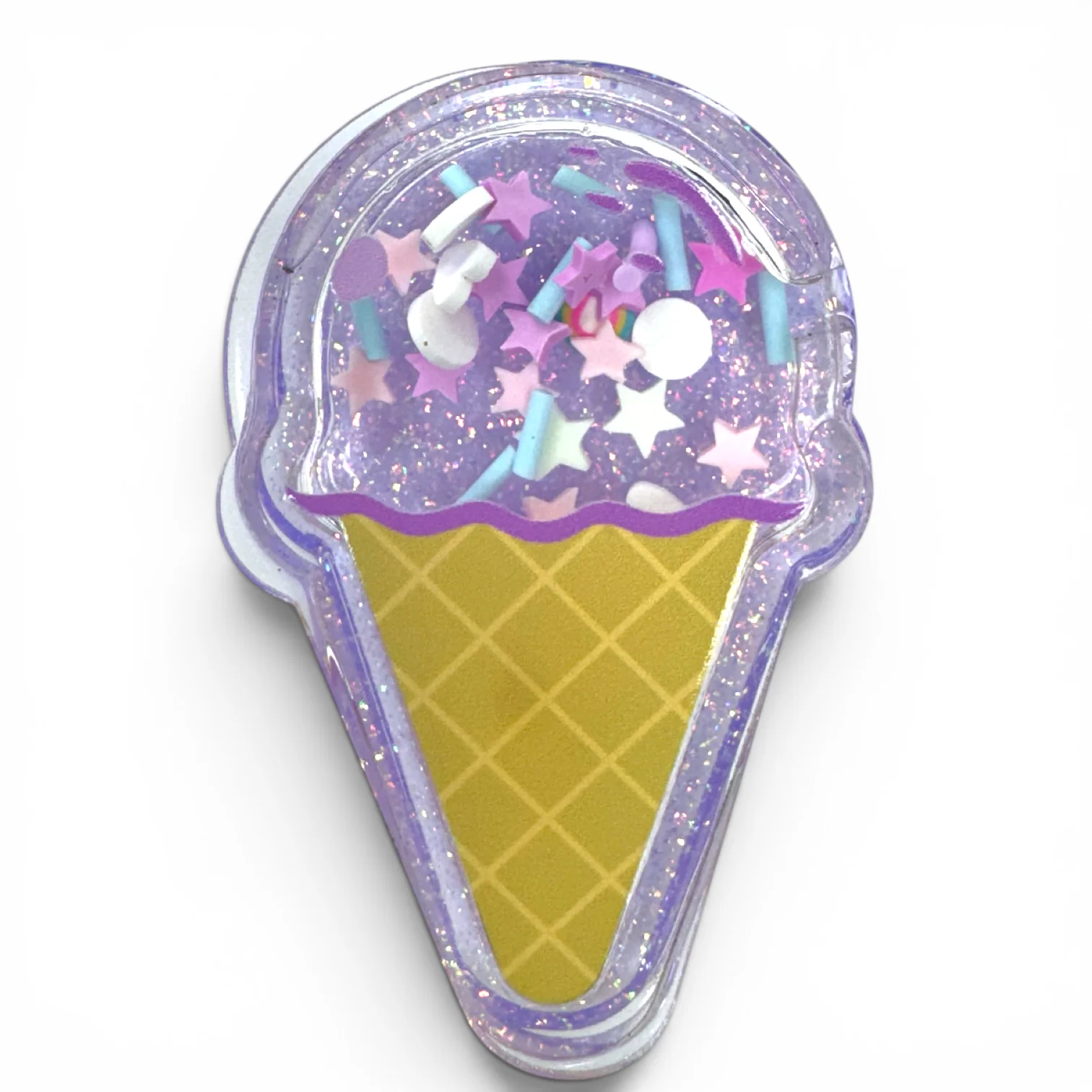 Ice Cream Cone Snow Globe Shaker Blank Kit - Image 2