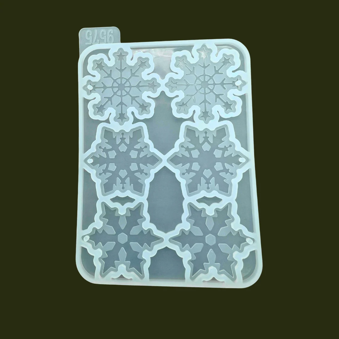 3 Set Snowflake Earring Mold - Image 2