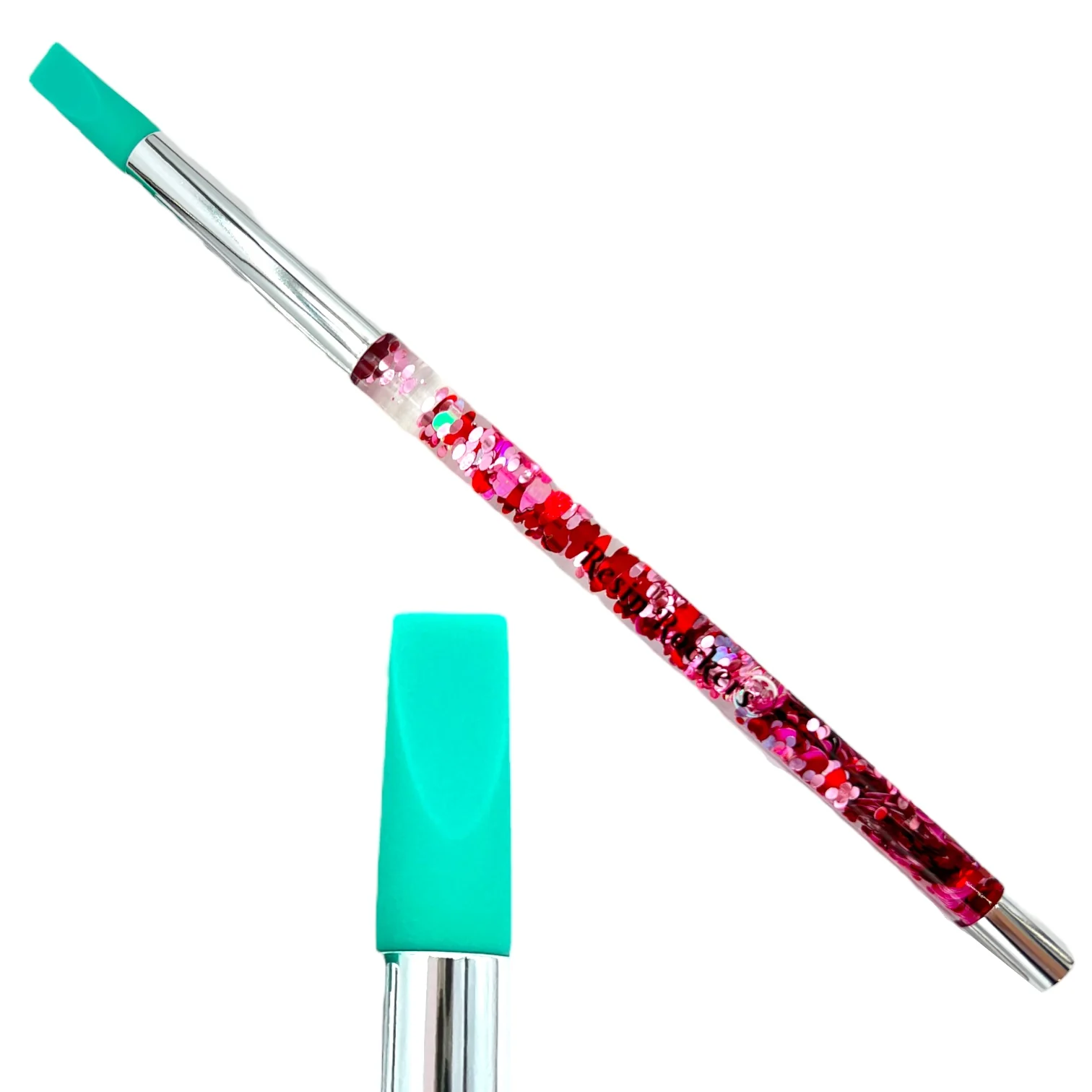 Reusable Silicone Snow Globe Glitter Brushes - Image 4