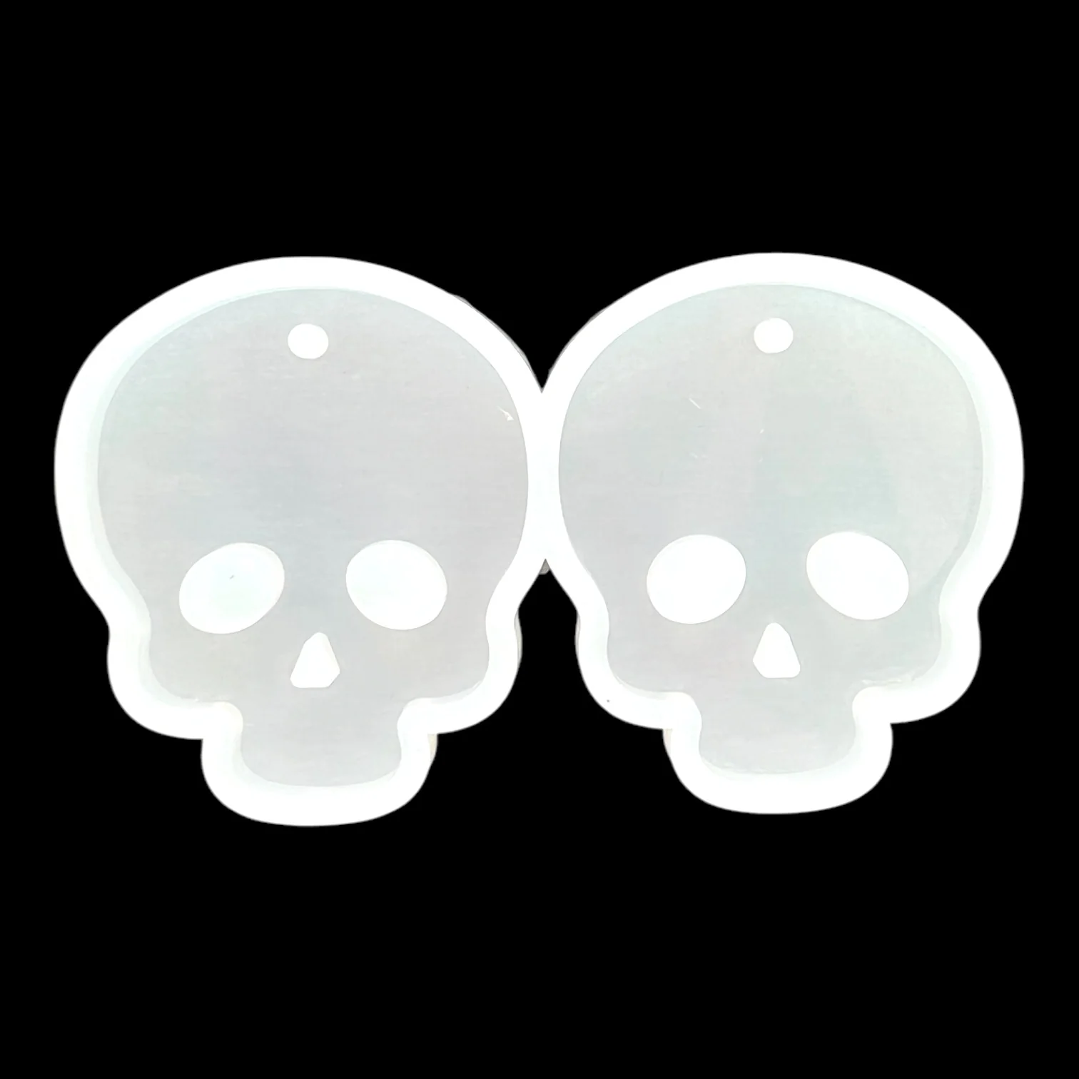Skull Dangle Earring Mold for UV Resin and Epoxy Resin - Image 2