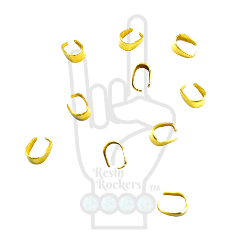 Stainless Steel Plated Pinch Bail Clips - Image 11