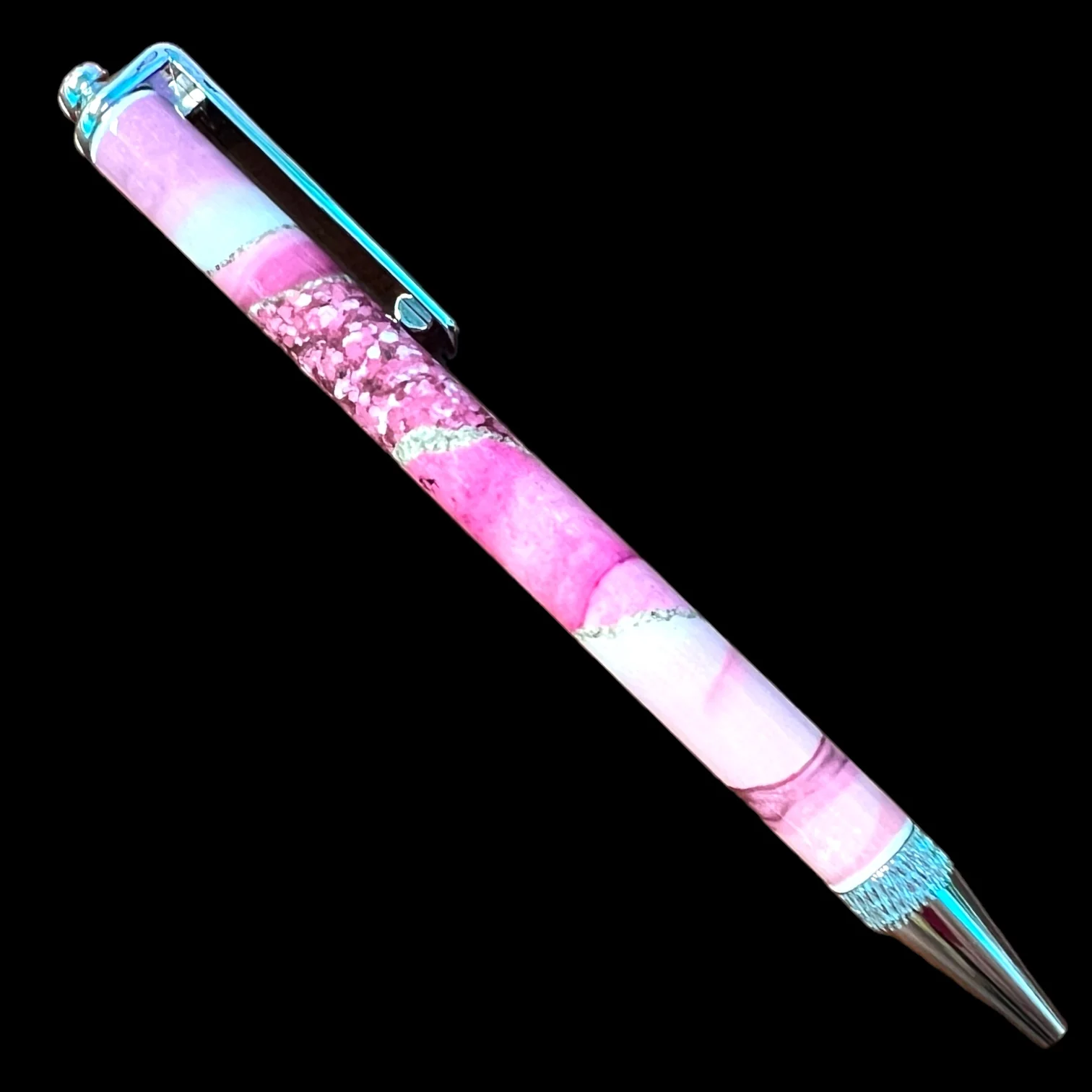 10 Pack Stainless Steel Sublimation Ballpoint Pen Blank With Clip and Sleeve Silver or Rose Gold - Image 5