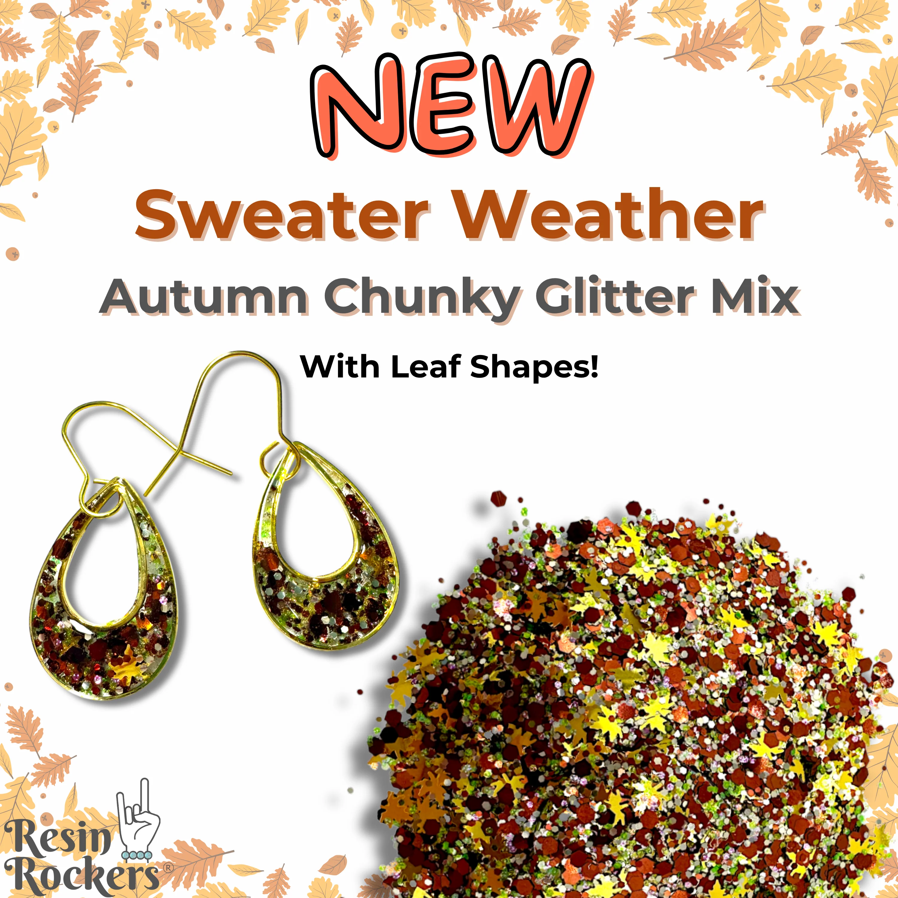 Sweater Weather Chunky Glitter Mix With Shapes - Image 2