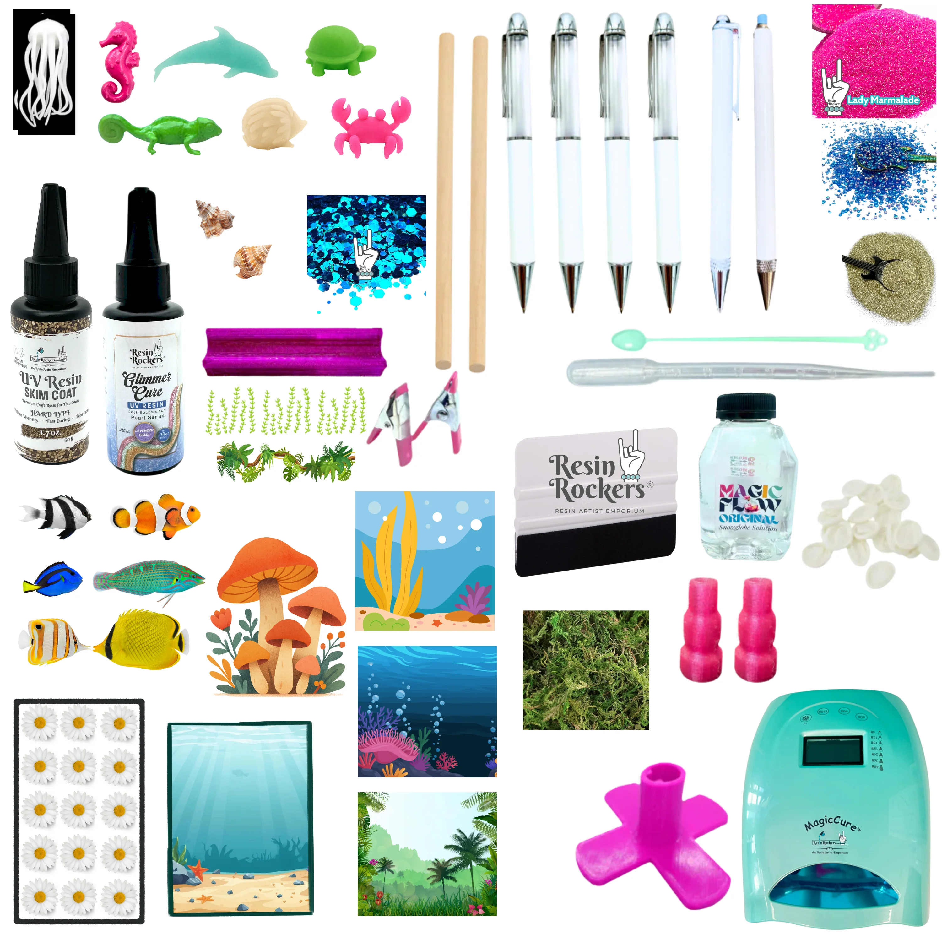 The Floating Fantasy UV Resin Pen Class Kit: Snow Globe Edition (Preorder) - Image 8